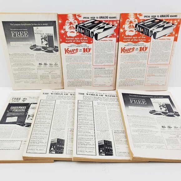 Analog Science Fiction Fact Magazines 1965, 7 Issues Jun-Dec Poul Anderson, More - Picture 2 of 11